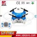 Neue Ankunft SJY-FY804 Blau Quadcopter Mini Tasche Drone 2.4G 4CH 3D Rolle Fliegen Hubschrauber Fernbedienung Spielzeug Racing Quadcopter